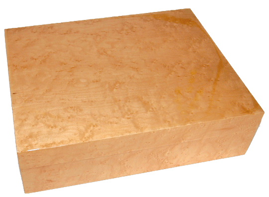 Humidor Humidif Erable Ljus f�r 100 cigarrer