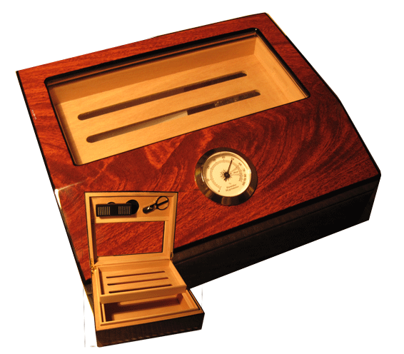 Humidor med Glaslock liten