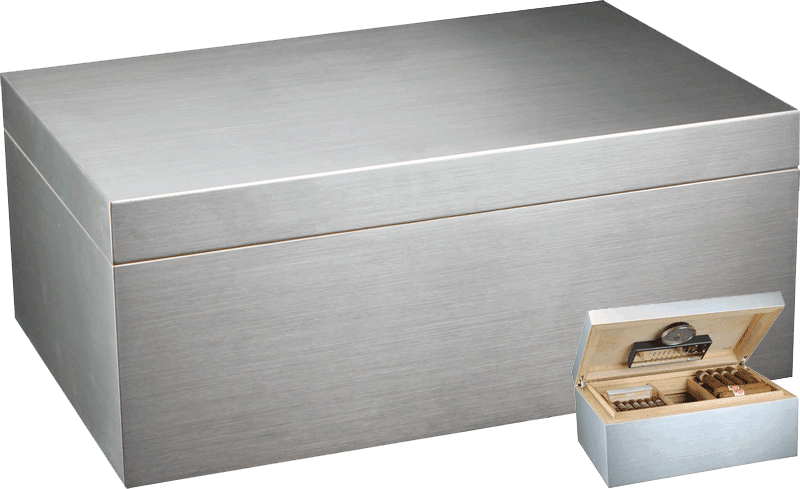 Humidor Aluminium L De Luxe Humidor Aluminium L De Luxe