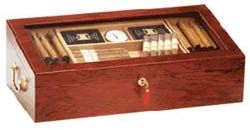 Humidor med Glaslock Stor