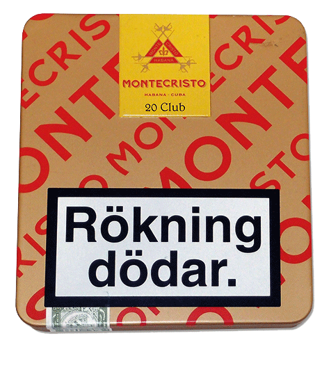 Montecristo Club 20-pack plåtask Montecristo Club 20-pack plåtask